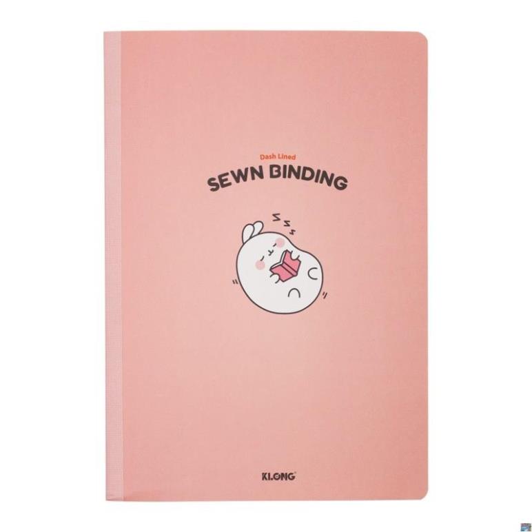 Vở kẻ ngang nét đứt may dán gáy KLONG B5 120 trang 70/76; MS: 801 .