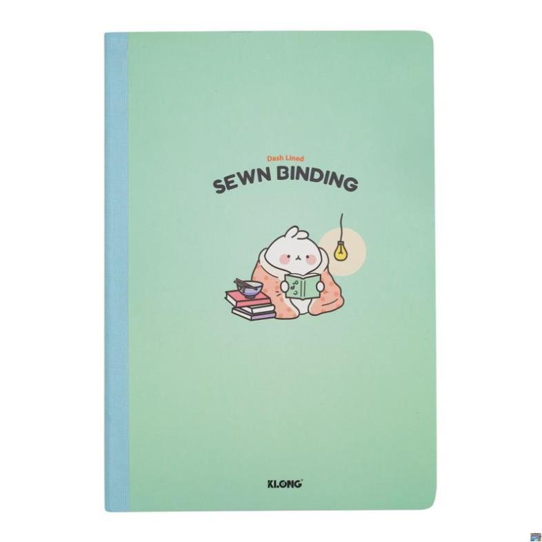 Vở kẻ ngang nét đứt may dán gáy KLONG B5 200 trang 70/76; MS: 802 .