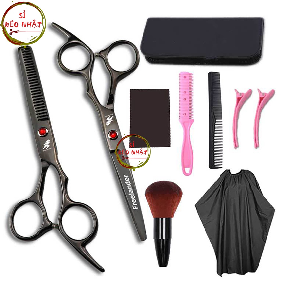 Bộ kéo cắt tóc Nhật Bản cao cấp[Combo 10 món] CB1
