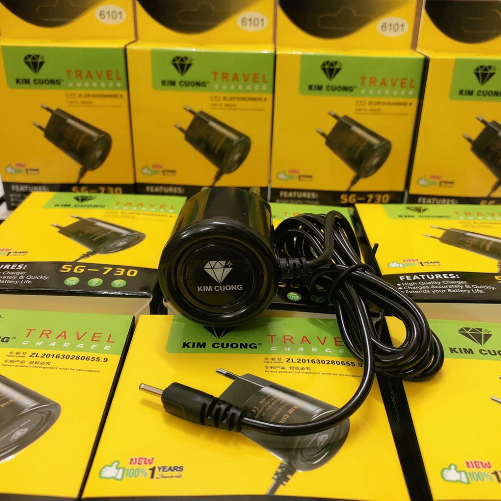 Sạc Nokia chân kim, thương hiệu kim cương  - sạc cho máy NOKIA chân nhỏ, ảnh thật