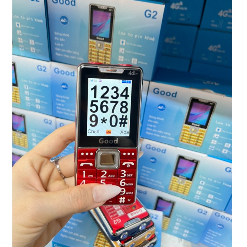 Điện Thoại Bàn Phím Người Già 4G Good G2 Loa To Chữ Lớn