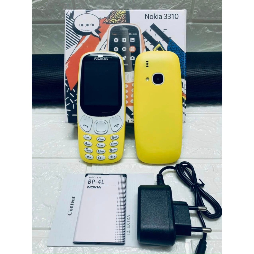 Điện thoại bàn phím Nokia 331O sóng 4G, 2 Sim Loa to Sóng khỏe Pin Trâu
