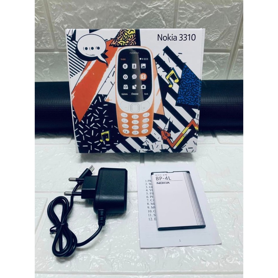 Điện thoại bàn phím Nokia 331O sóng 4G, 2 Sim Loa to Sóng khỏe Pin Trâu