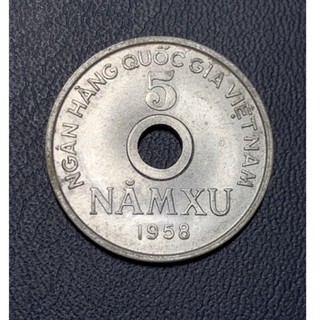 Đồng năm xu năm 1958