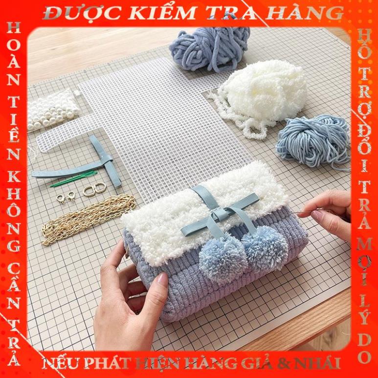 Túi Handmade Tự Đan đan len tự làm - Phụ Kiện Đan Túi [Có video hướng dẫn]  hoangnguyen