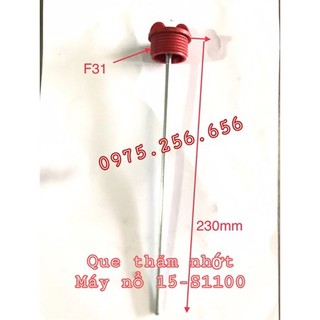 Phụ tùng hùng lỳ que thăm nhớt máy nổ 15-s1100