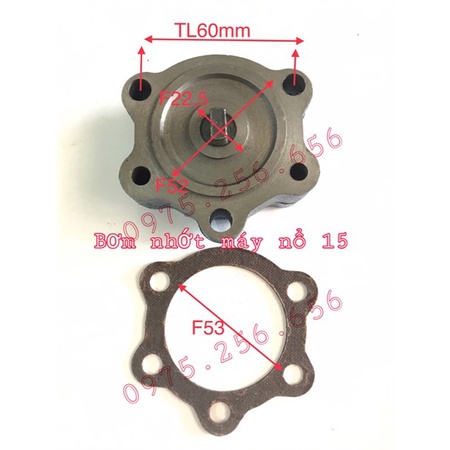 Phụ tùng hùng lỳ Bơm Nhớt Máy Nổ 12=15 S195=S1100