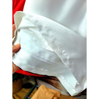 Quần short tafta lật lưng.