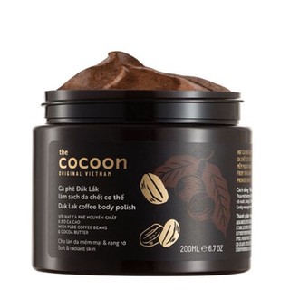 Tẩy da chết cơ thể cà phê Đắk Lắk Cocoon 200ml