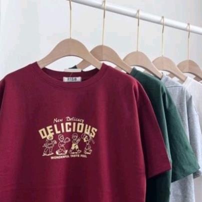 Áo Thun form rộng ✨ TIỆM NHÀ MIMI MIU ✨ LOVE YOUR BODY nam nữ Delicious vải cotton khô 3158