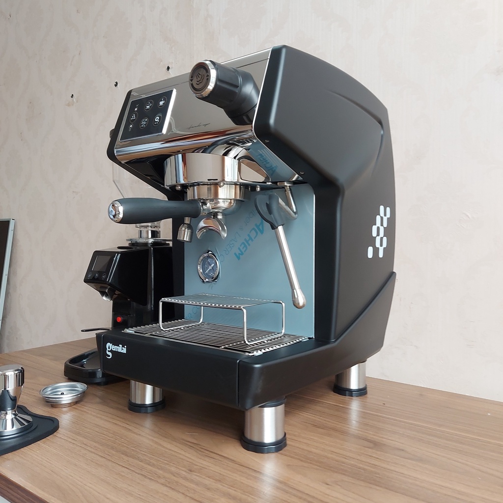 Combo Máy Pha Cafe Gemilai CRM3200B+ Máy Xay 900N