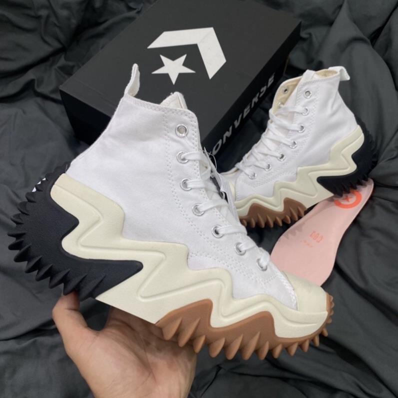 Giày Sneaker_Converse Run Star Hike Bản S.cấp Thấp Cổ và Cao Cổ Giúp Tăng Chiều Cao Full Box Bill, Cv Run Star Hike High