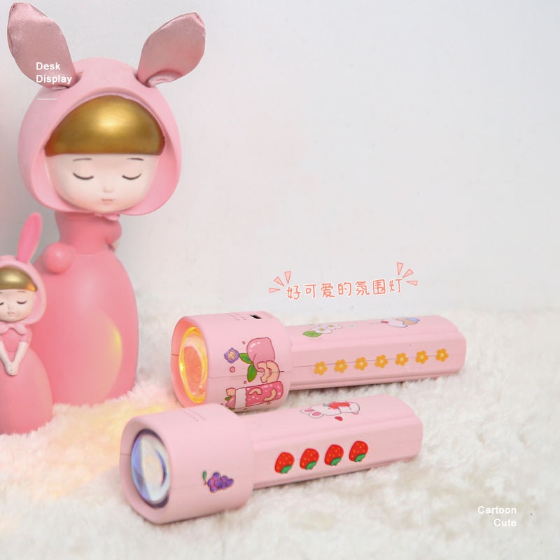Đèn Pin Có Thể Sạc Lại 7 Màu Sắc Cảnh Hoàng Hôn