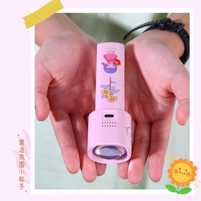 Đèn Pin Có Thể Sạc Lại 7 Màu Sắc Cảnh Hoàng Hôn