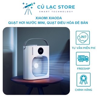 [Xiaomi Youpin] Quạt phun sương mini, quạt hộp hơi nước để bàn hiển thị nhiệt độ thông minh