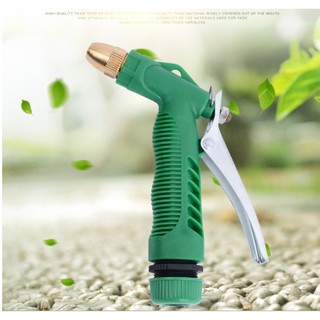 Súng tăng áp lực nước nhựa màu xanh - Súng Xịt Rửa Xe tăng áp lực nước mạnh nhựa màu xanh