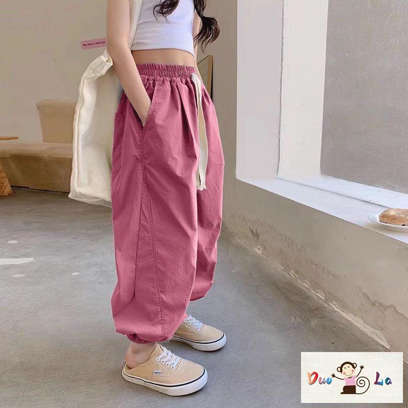 Doula Quần Dài Dáng Rộng Phong Cách Hàn Quốc Thời Trang Mùa Hè 2023 Dành Cho Bé Gái