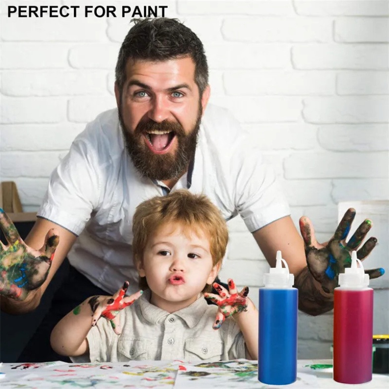 Đủ Màu Chai Nhựa Bóp Đựng Tương Ớt, nước dùng sốt Gia Vị, máy tập giảm mỡ nhà ăn Plastic Bottle Of Tomato Sauce