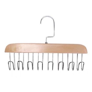 Móc gỗ treo đồ lót, thắt lưng tiện dụng