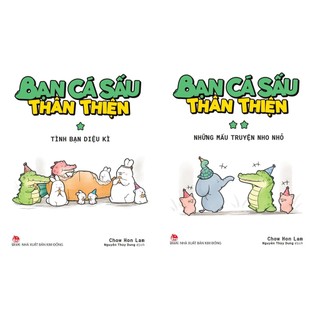 Sách - combo bạn cá sấu thân thiện