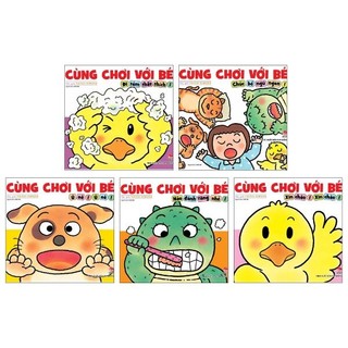 Sách - combo ehon - cùng chơi với bé - 5 cuốn