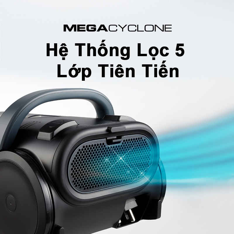 Máy Hút Bụi Dạng Hộp Panasonic MC-CL601AN49 - Công suất 1600W - Công nghệ gió xoáy - Hàng chính hãng