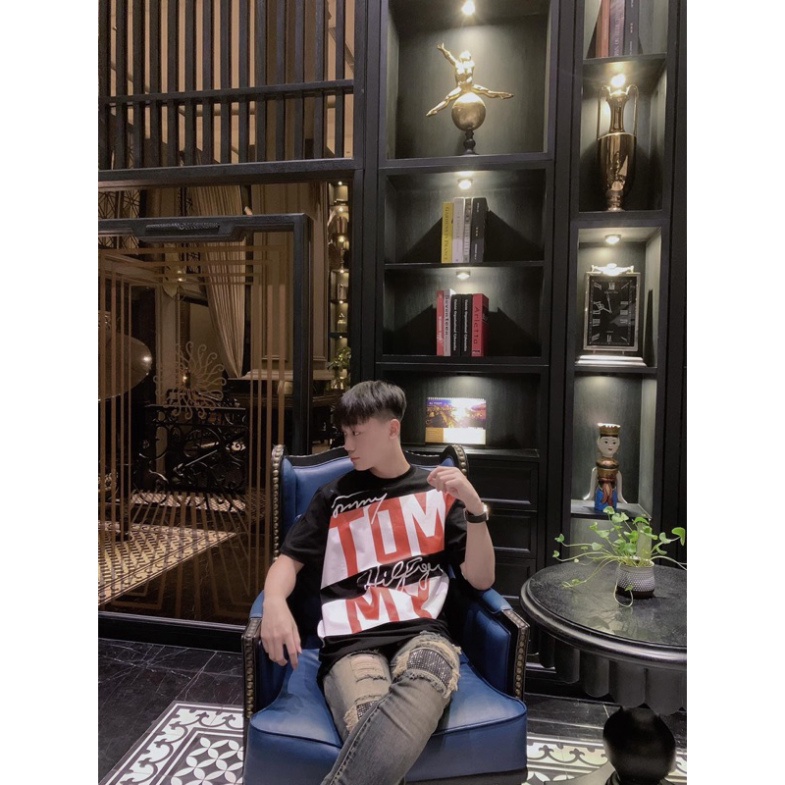 Áo Phông Nam Chữ To Siêu Đẹp - Áo Thun Nam Tomy In Chữ Siêu Đẹp Chào Hè 2023