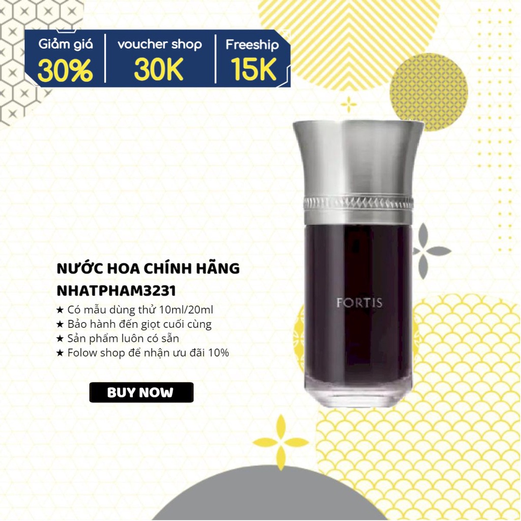 Les Liquides Imaginaires - Nước hoa Fortis EDP 10ml