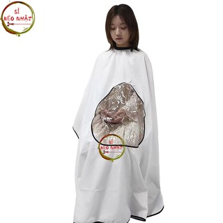Áo choàng cắt tóc có ô trống trong suốt