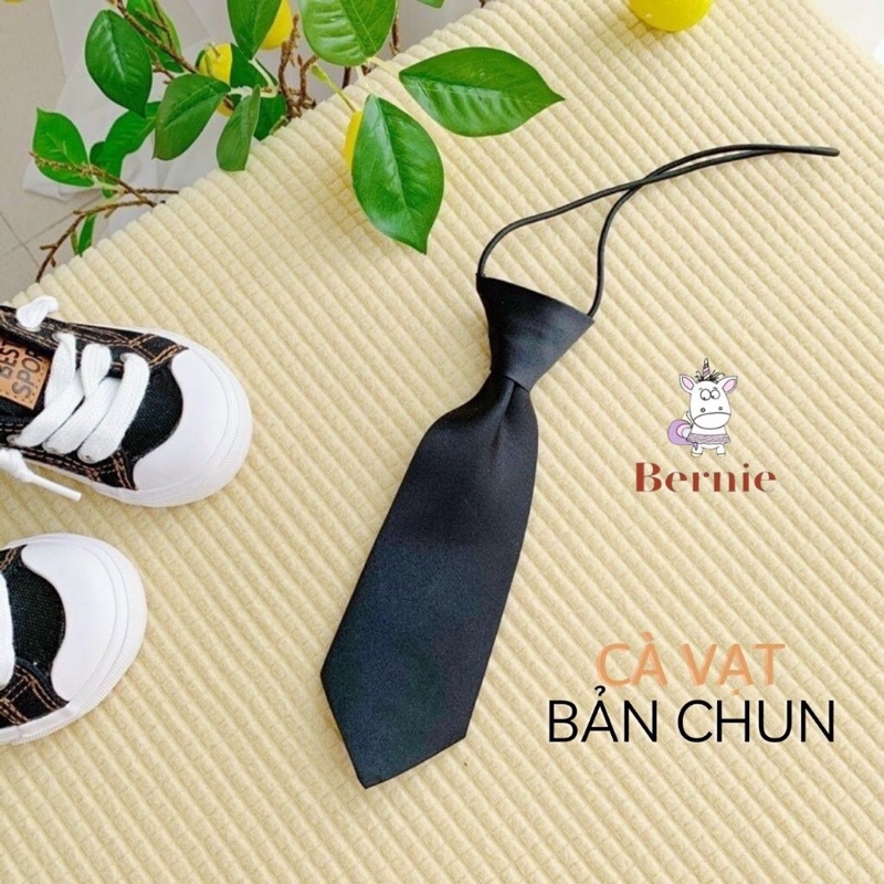 Cà vạt học sinh kéo khoá cho bé trai bé gái từ 1-15tuổi-23A045