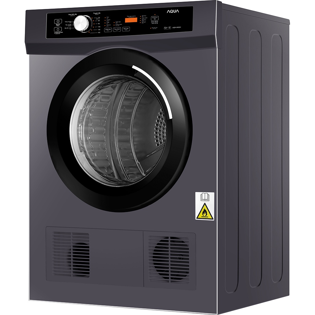 Máy sấy quần áo Aqua 8 kg AQH-V800H.SS