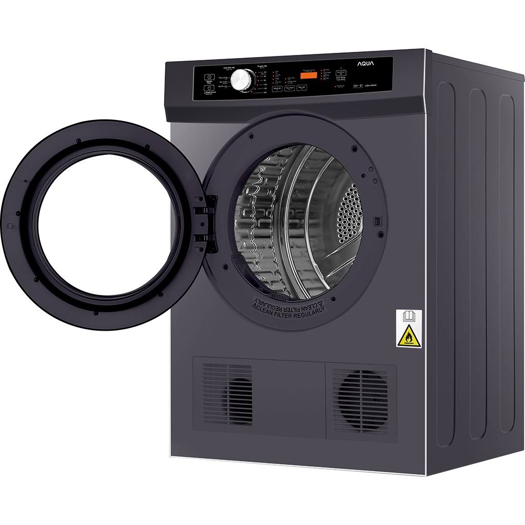 Máy sấy quần áo Aqua 8 kg AQH-V800H.SS