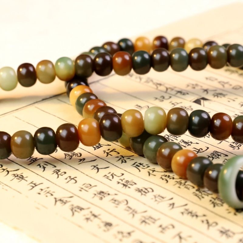 Vòng Tay Chuỗi Hạt Bồ Đề 108 Hạt 12 * 9mm Cho Nam Và Nữ 8.22