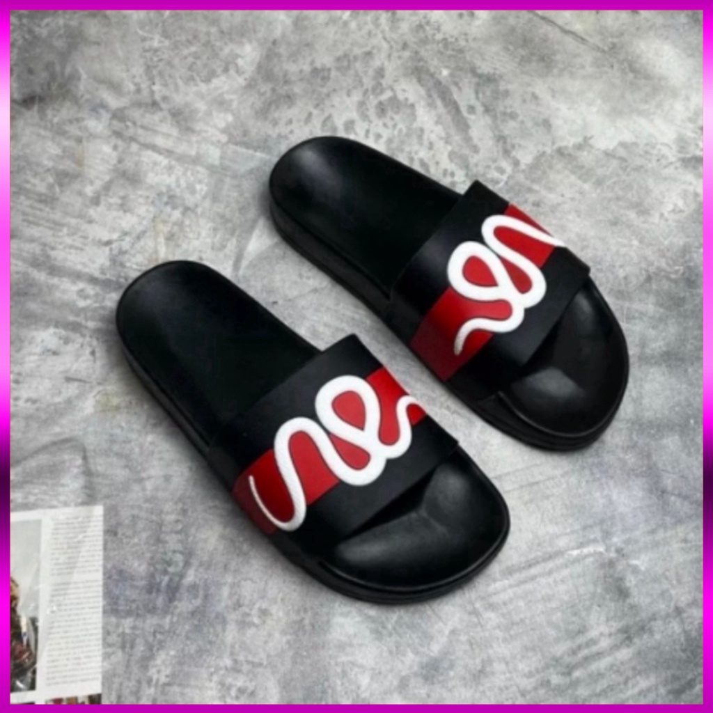 Dép  quai ngang nam nữ hình Rắn cao cấp Moiii Md