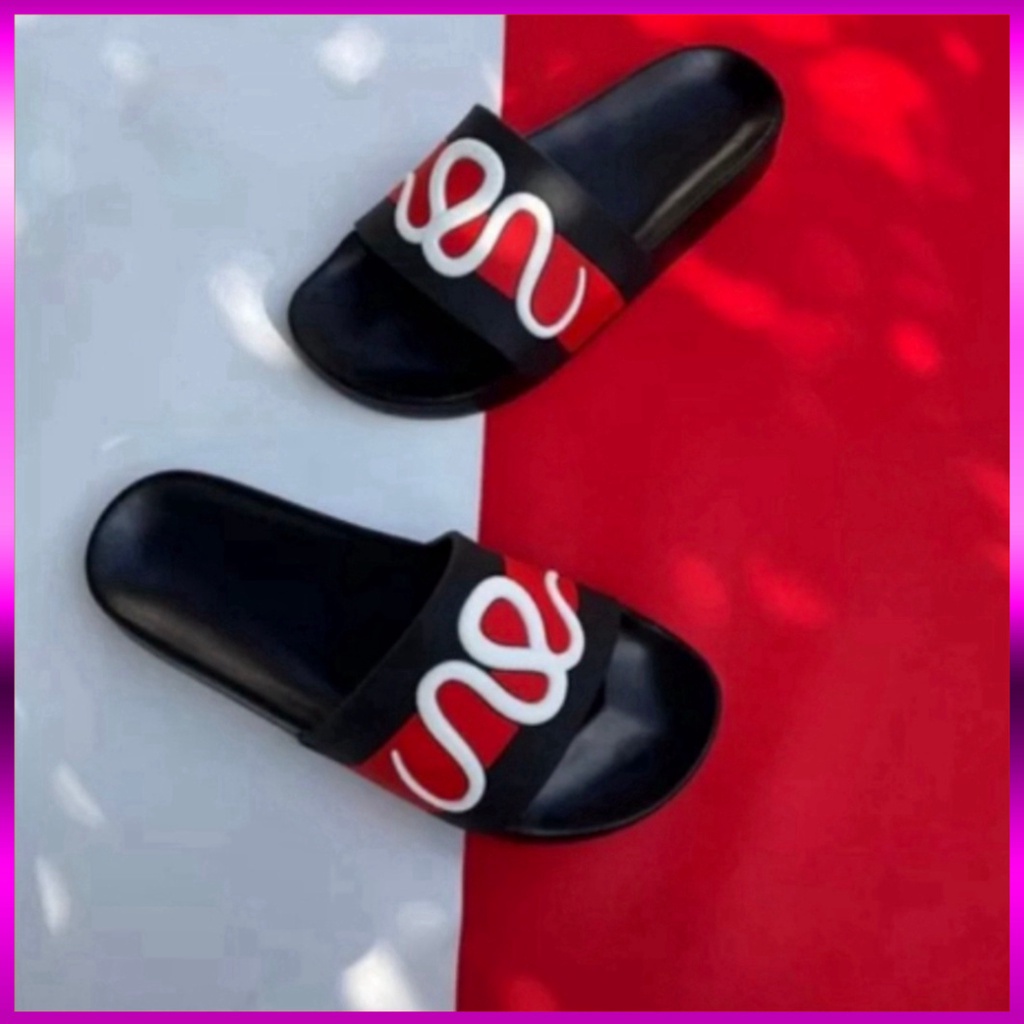 Dép  quai ngang nam nữ hình Rắn cao cấp Moiii Md