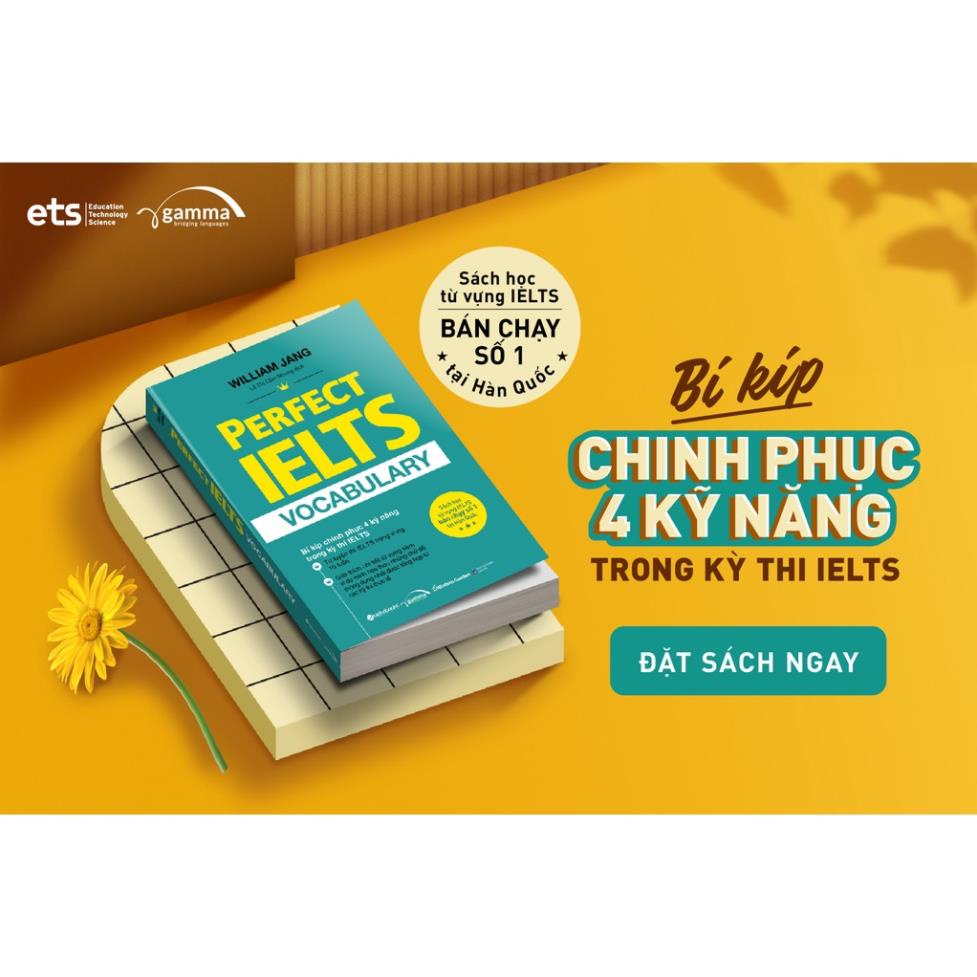 Sách - Perfect Ielts Vocabulary - William Jang  - AlphaBooks