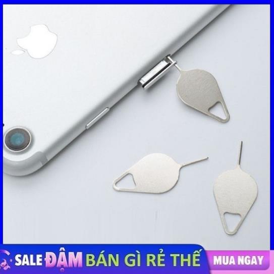 Que chọc sim, cây chọc sim, que chọc sim inox không gỉ đa năng chọc được lỗ sim tất cả các thiết bị - Happy Home 4U