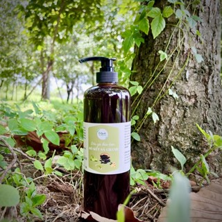 Chuyên sỉ chai 1 lít dầu gội thảo dược bồ kết - sâm bạc hà - gừng - muối gội đầu dưỡng sinh tại spa - thiên nhiên