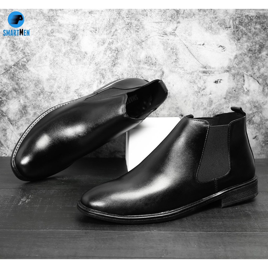 Giày tăng chiều cao Smart Men HCM Chelsea Boot GD333