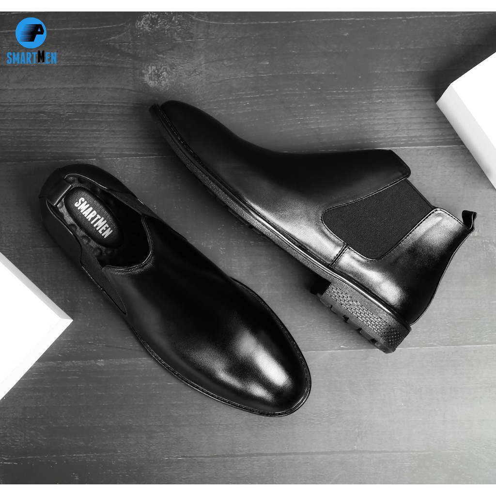 Giày tăng chiều cao Smart Men HCM Chelsea Boot GD333