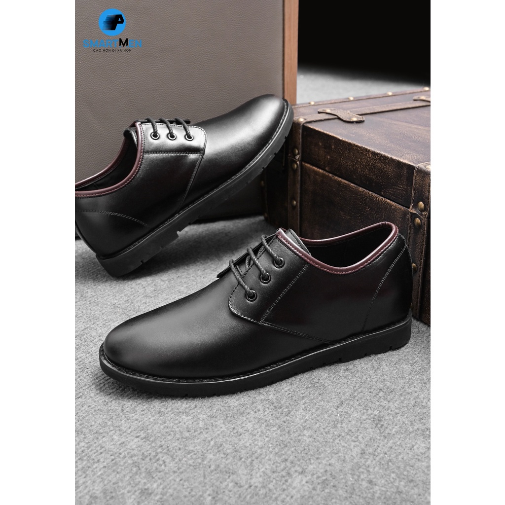 Giày da bò nguyên miếng Smart Men HCM GD105