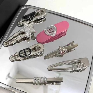 Set 7 kẹp tóc kim loại đính đá cao cấp