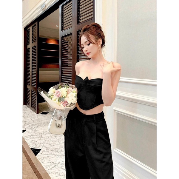 SET ỐNG CORSET PHỐI QUẦN SUÔNG