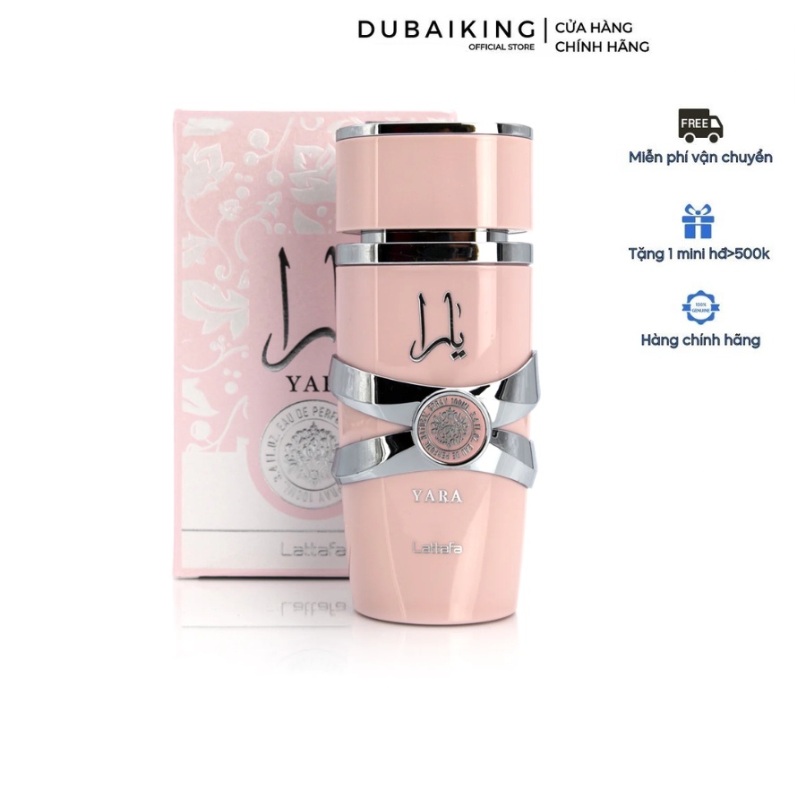 Nước Hoa Dubai chính hãng YARA Lattafa MIMIU 100ML - DỊU DÀNG - NHẸ NHÀNG - NỮ TÍNH
