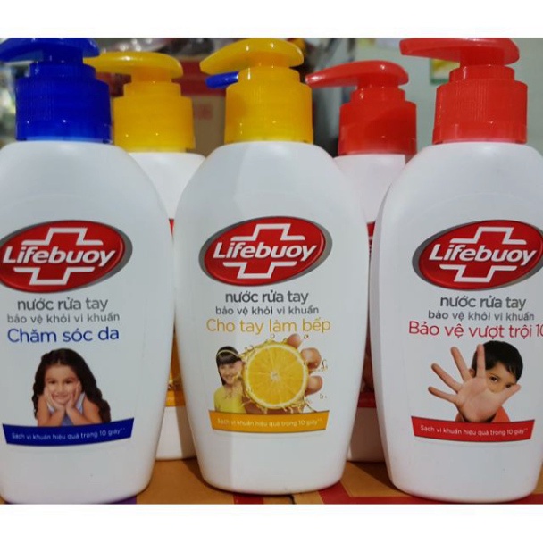 nước rửa tay Lifebuoy Bảo Vệ Vượt Trội 180g Shop Bố Ớt