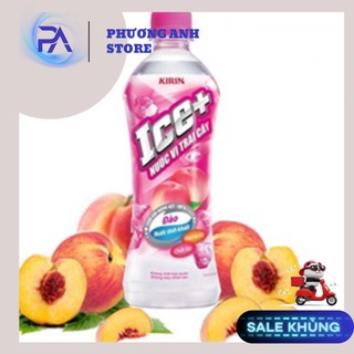 Nước trái cây ice+ kirin vị đào 490ml shop bố ớt