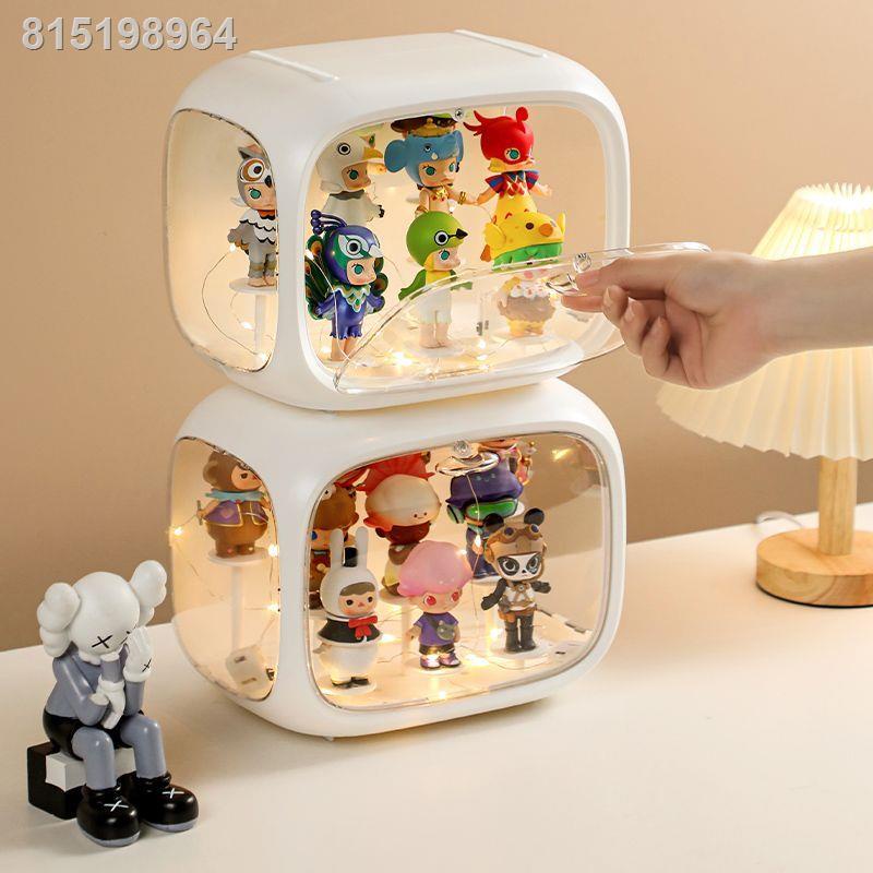 🍑HÀNG CÓ SẴN🍃Không Gian Mới Viên Bubble Mart Hộp Hiển Thị Triều Chơi Tủ Trưng Bày Trong Suốt Mù Hộp Búp Bê Búp Bê Chốn