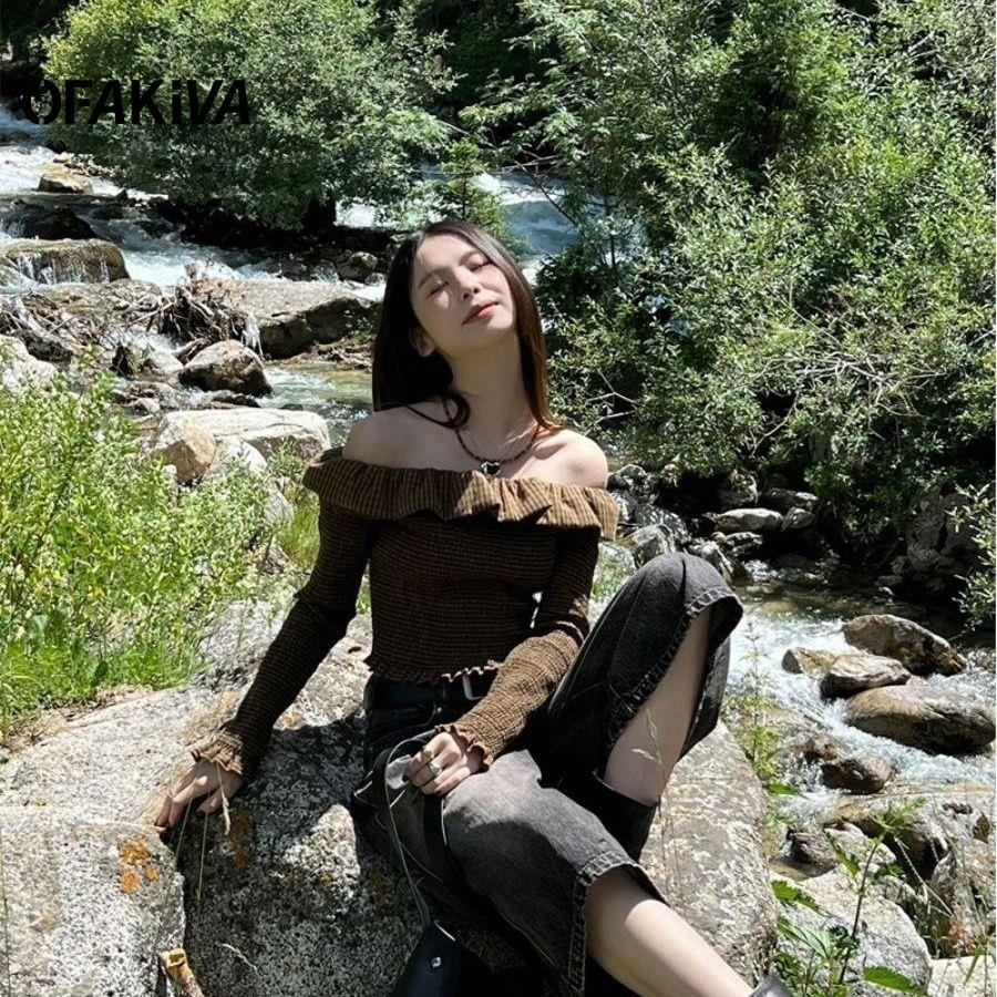 Áo Sơ Mi Nữ Một Dây Dáng Ôm Nhỏ Nhắn Phong Cách Thời Trang Mùa Thu 2023 Mới