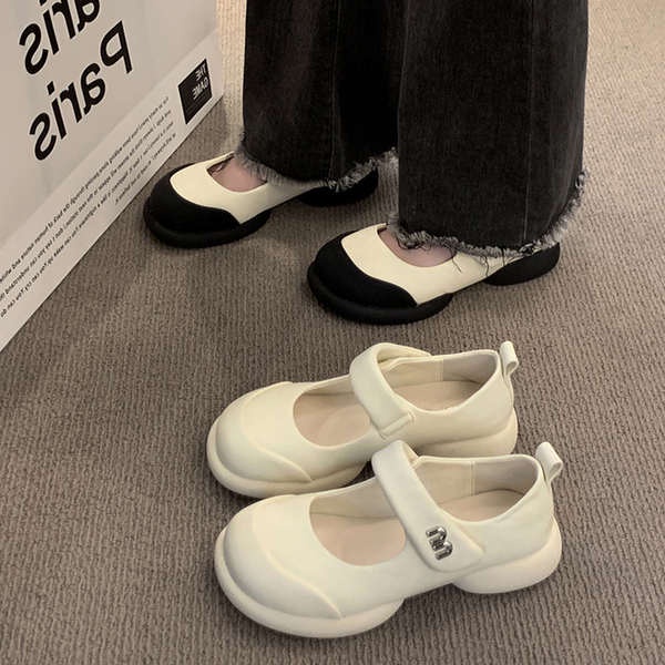 Giày mary jane Đế Dày Phong Cách Thời Trang Pháp Dành Cho Nữ