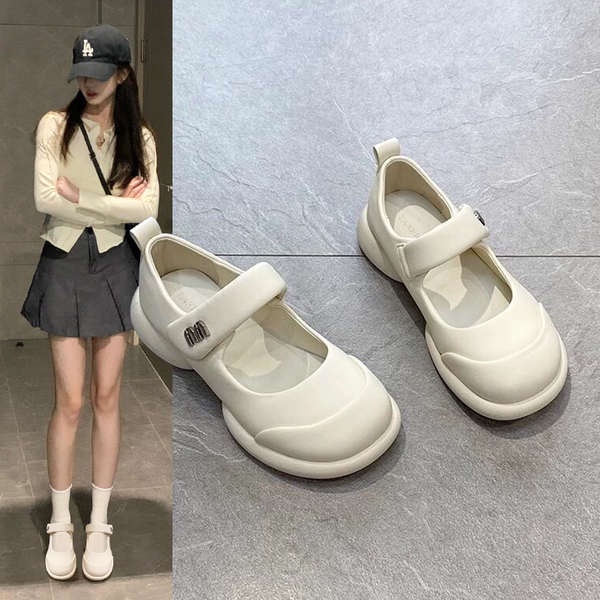 Giày mary jane Đế Dày Phong Cách Thời Trang Pháp Dành Cho Nữ